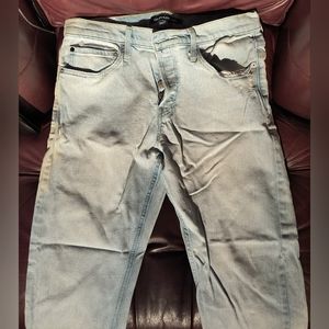 Calvin Klein acid wash/fade blue jeans sz 34x30